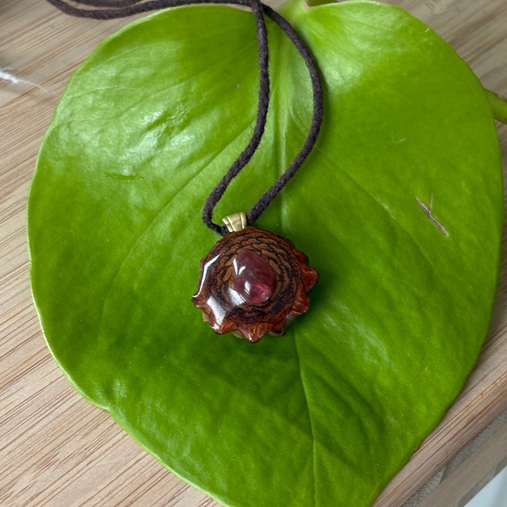 Third Eye Pinecone Tourmaline Mini Pendant